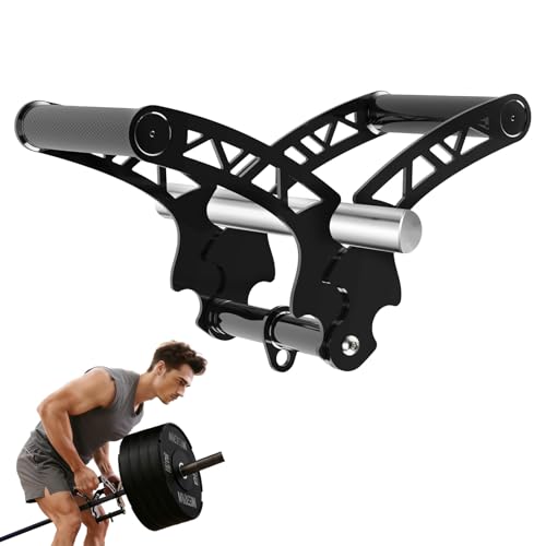 Fitarc Adjustable Width T Bar Row HandleLandmine Attachment for BarbellU Clips Gym Landmine Handle V Bar Attachment Exercise for BackArmShoulder - Image 1