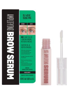 BABE ORIGINAL Babe Original Eyebrow Serum For Thicker Brows - Brow Serum with Castor Oil, Biotin, Repairing Amino Acids 