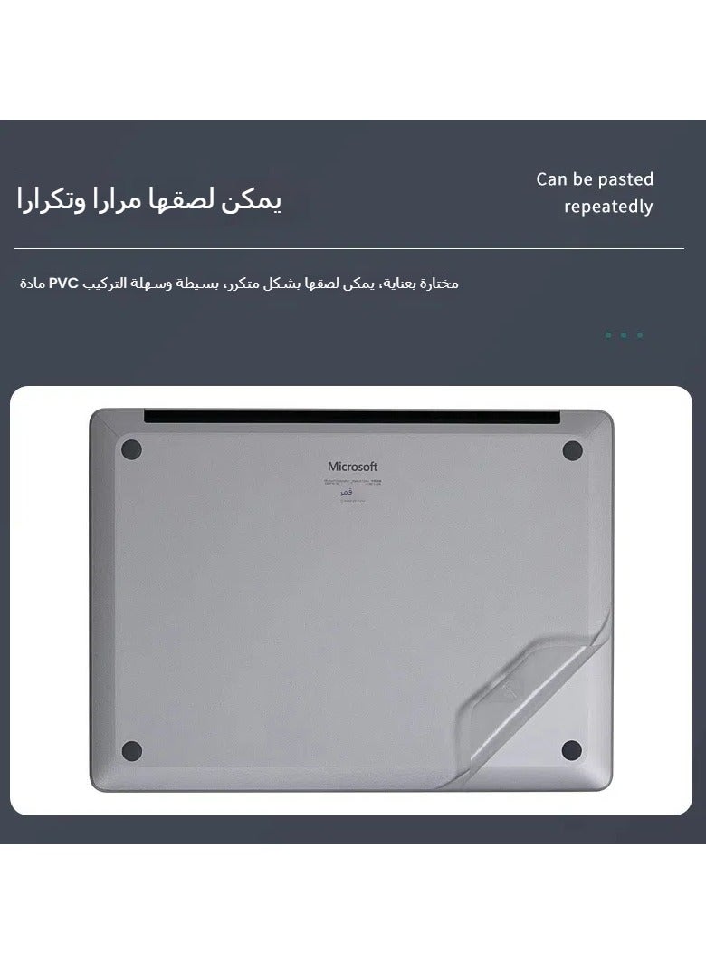 Laptop Sticker cover for Microsoft Surface Laptop 7 13.8-inch 2024 (Model: 2036) Scratch-resistant sticker three-sided laptop film and explosion-proof screen film - Image 3