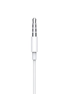 SOUNDTEC Earphones with 3.5mm Aux Connector, 3 Button Remote, Microphone, 1.2m Cable, Porodo sountec - White  - Image 2