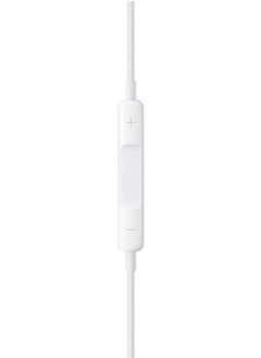 SOUNDTEC Earphones with 3.5mm Aux Connector, 3 Button Remote, Microphone, 1.2m Cable, Porodo sountec - White  - Image 3
