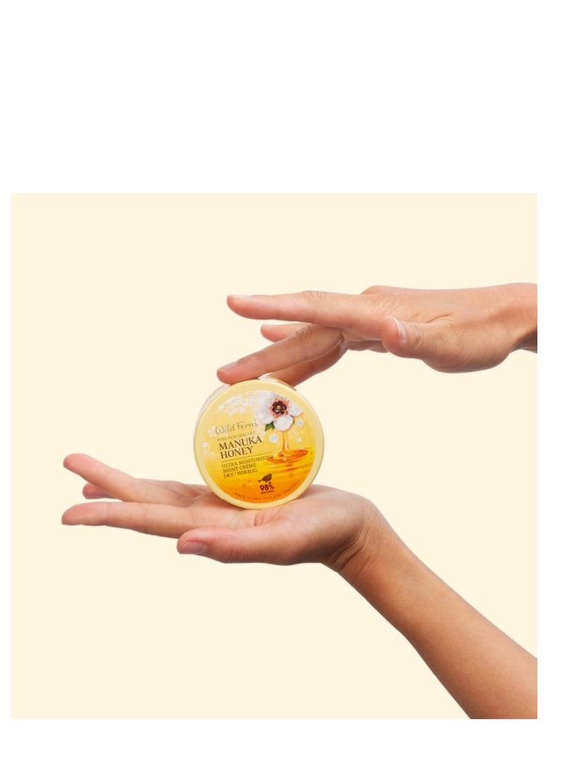Wild Ferns - Wild Ferns Manuka Honey Ultra Enriching Night Crème - Dry to Normal, 99% Natural, 100 milliliters - Image 1