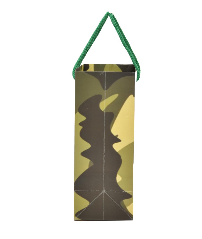 PPJ ® -HAPPY BIRTHDAY (ARMY/SOLDIER THEME PARTY) (10 Pcs.) PAPER CARRY BAG, 10 Inch X 8 Inch X 4 Inch RETURN GIFT/HAPPY BIRTHDAY/RETURN GIFTS/GIFTS/GIFT BAGS/GIFT COVERS (Pack of 10) - Image 3