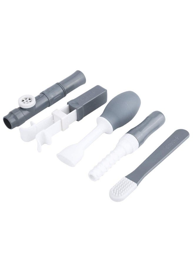 klarako Jaw Exerciser Kit, Mouth Exerciser Oral Lips Muscle Training Device Recovery Tongue Trainer Puller for Dysarthria Tongue Muscle- 5 in 1 Kit - Image 1