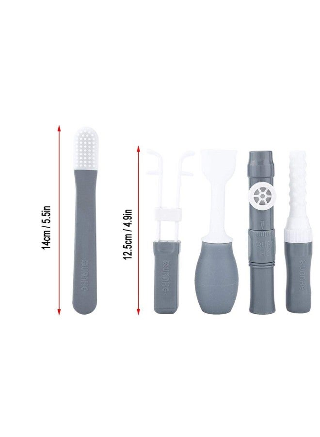 klarako Jaw Exerciser Kit, Mouth Exerciser Oral Lips Muscle Training Device Recovery Tongue Trainer Puller for Dysarthria Tongue Muscle- 5 in 1 Kit - Image 2