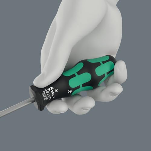 Wera 05051005001 Kraftform 810/1 Hexagon Bitholding Screwdriver, Retaining Ring, 1/4" Head, 120mm Blade Length, Silver - Image 4