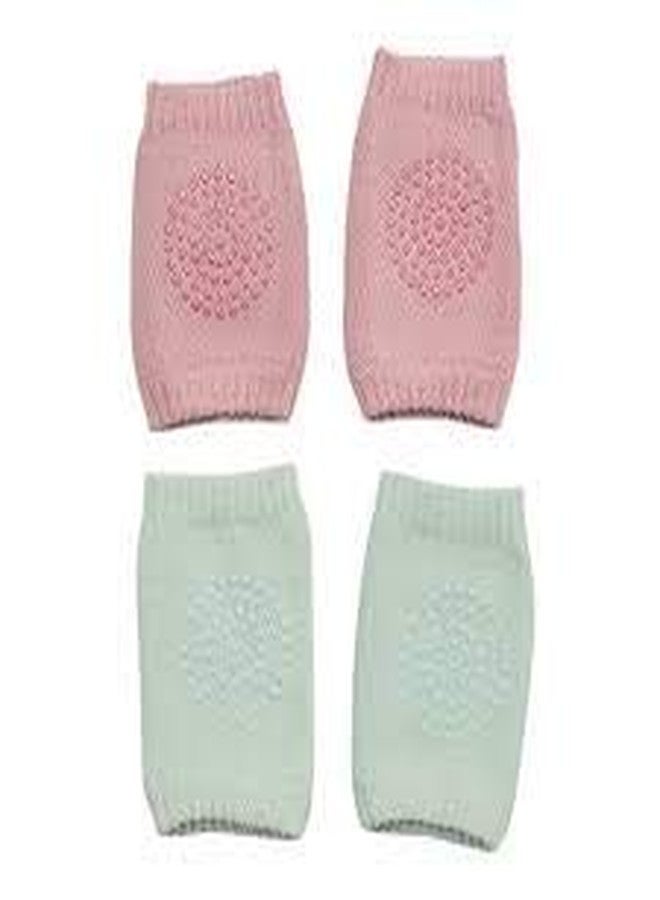 Trendbit Baby Run for Safety Cotton Baby Knee Pads Crawling Protector Baby Legs Warmers(Pack of 2) - Image 1