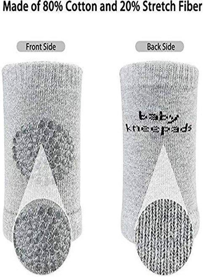 Trendbit Baby Run for Safety Cotton Baby Knee Pads Crawling Protector Baby Legs Warmers(Pack of 2) - Image 4