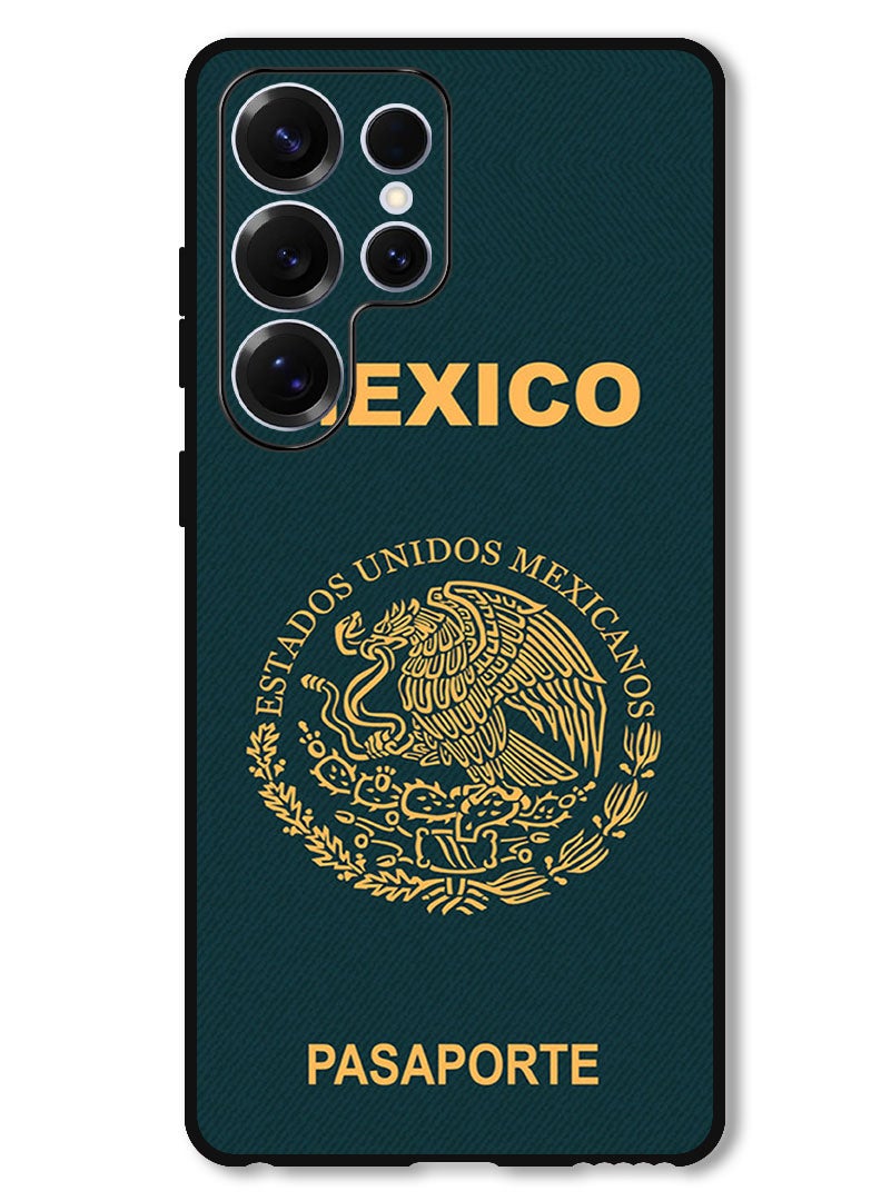 Theodor Protective Case Anti Scratch Shock Proof Bumper Cover For Samsung Galaxy S25 Ultra Mexico Passport - Image 1