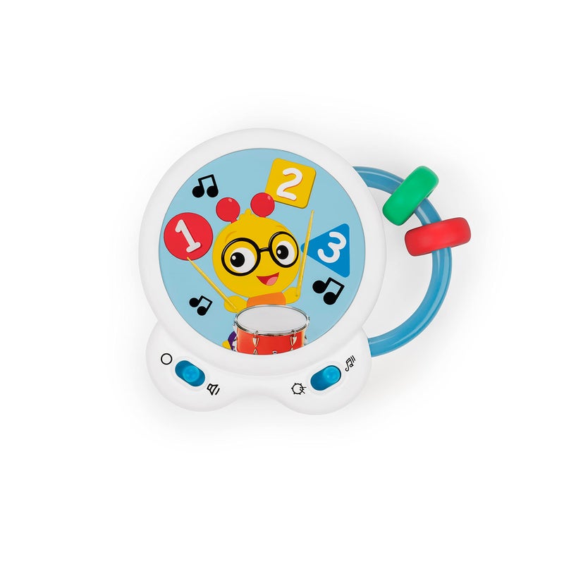 Baby Einstein Baby Einstein Tiny Tempo Musical Toy Drum, Ages 3+ Months, Bead Chaser  - Image 1