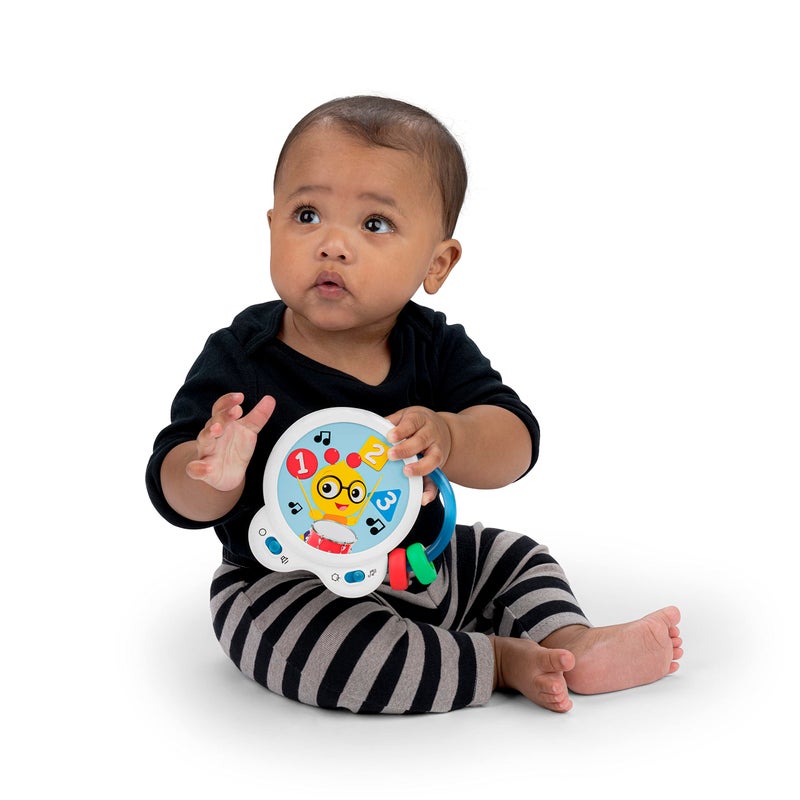 Baby Einstein Baby Einstein Tiny Tempo Musical Toy Drum, Ages 3+ Months, Bead Chaser  - Image 2