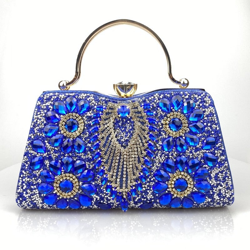 New Women'S Bag Diamond Evening Bag Shiny Banquet Clutch Socialite Dress Evening Bag - Image 5