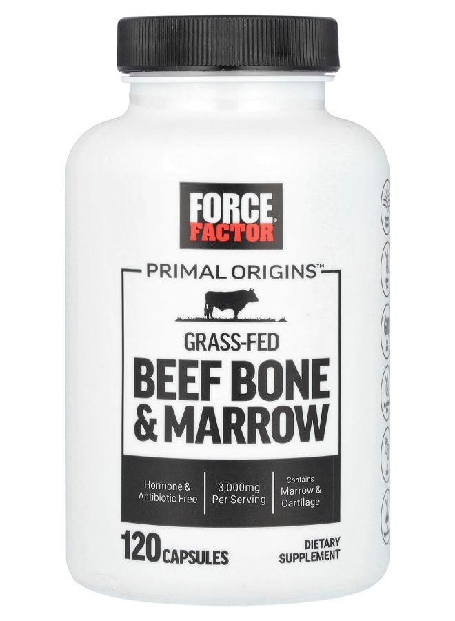 Force Factor Primal Origins™ Grass-Fed Beef Bone & Marrow 120 Capsules