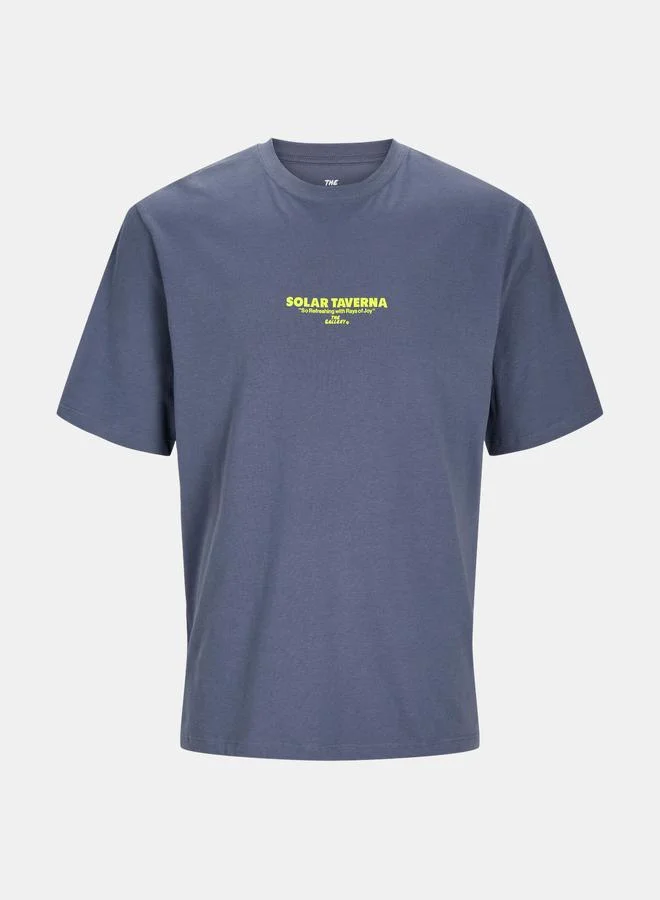 JACK & JONES Punch Graphic Crew Neck T-Shirt