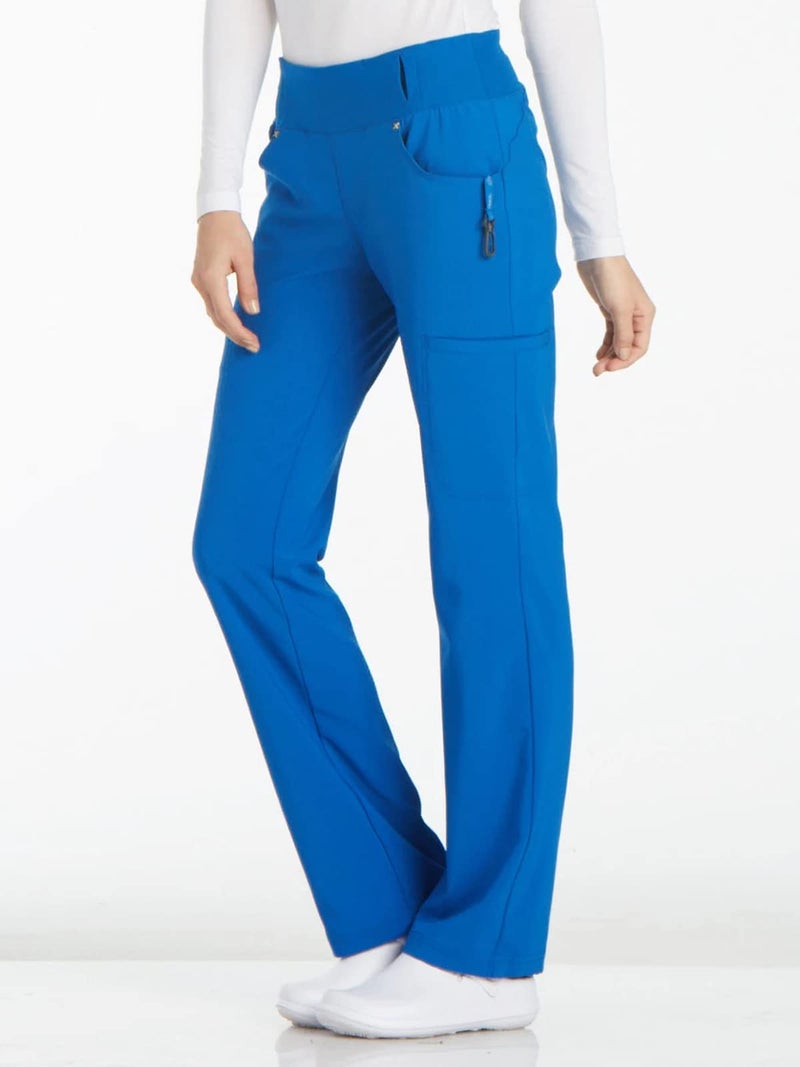 Cherokee iFlex CK002 Mid Rise Pull-On Pant Royal M Tall - Image 3