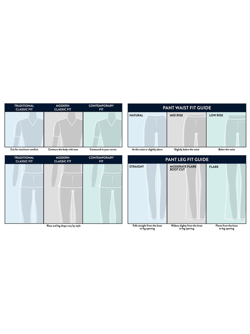 Cherokee iFlex CK002 Mid Rise Pull-On Pant Royal M Tall - Image 4