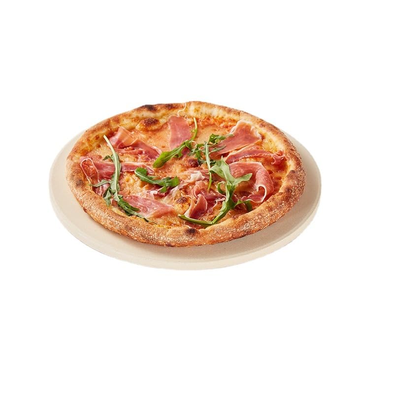 GDGZJJD Large Pizza Stone Round 14", Heavy Duty Cooking Stone for Grill, Baking Pizza Stone for bread, Ideal for Grilling Baking Several Sizes of Pizzas - Image 1