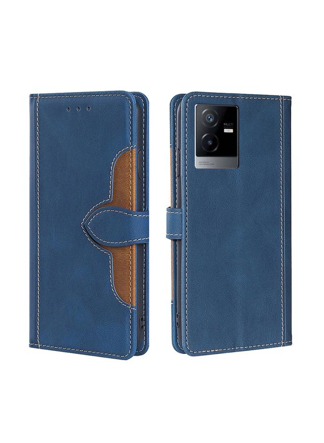 erorex Case For vivo T2x 5G/Y73t/iQOO Z6x Skin Feel Magnetic Buckle Leather Phone Case - Image 1