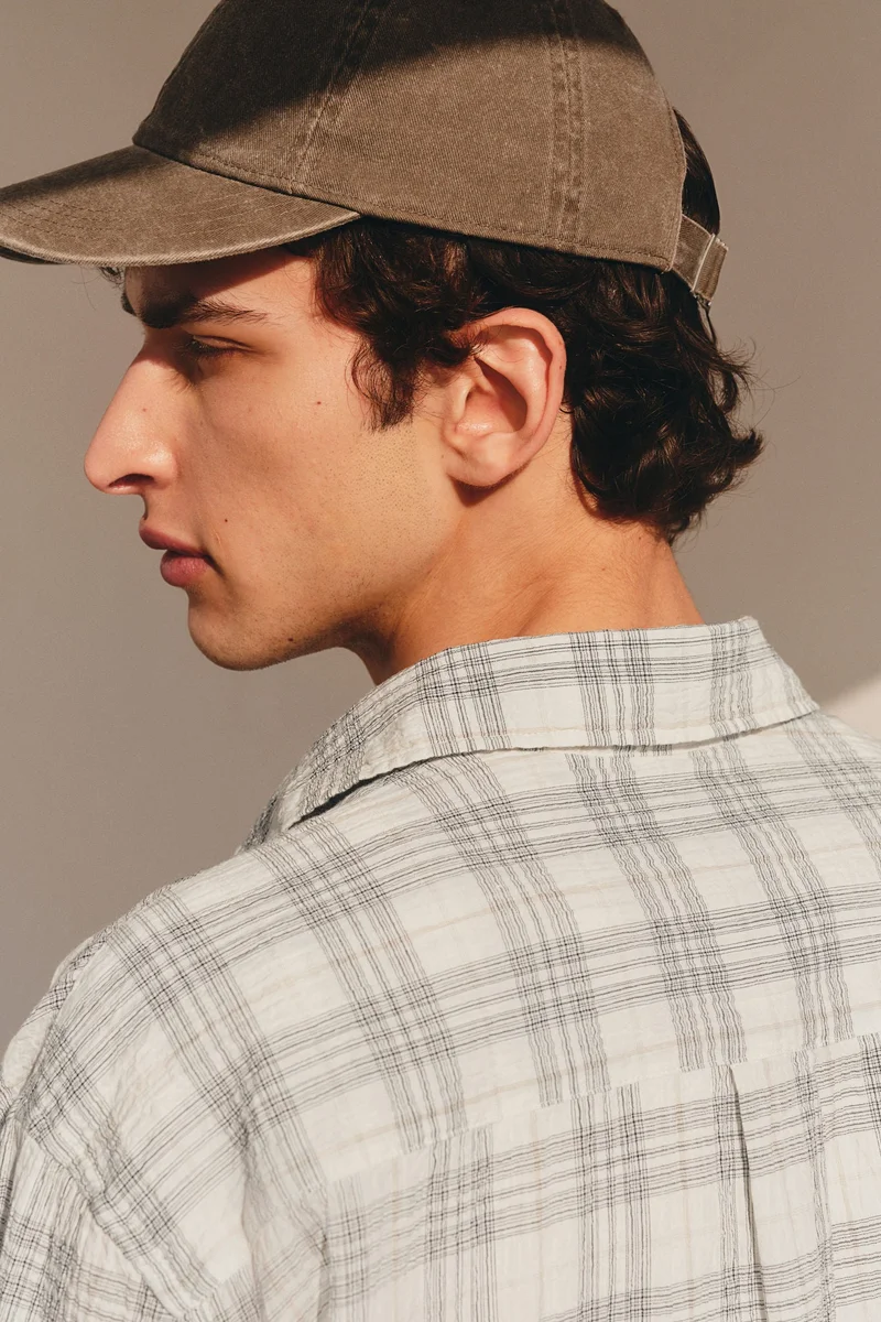 H&M Loose Fit Textured shirt