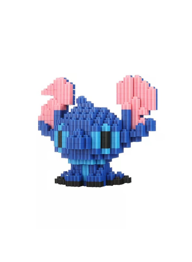 ألعاب تعليمية جزيئات صغيرة حبيبات تجميعها لبنات البناء ، نموذج غرزة ديزني تجميع اللبنات الأساسية ألعاب ذكية مبكرة للأطفال 6 سنوات