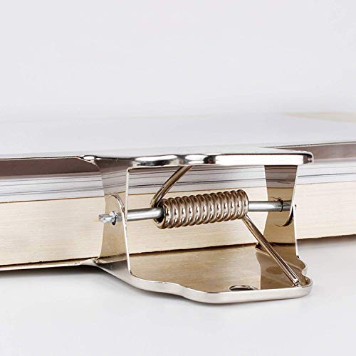 GOLD LEAF Extra Large Bulldog Clips Silver Metal Clips Paper Clamps Holder for Drawing Board Clipboard,145mm,Mountain Clip Pack of 4 - Image 3