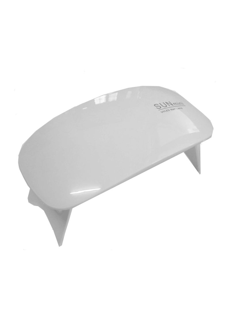 Generic Foldable UV Nail Lamp with12 Beads,Mini Portable 6W UV LED Gel Nail Dryer & Curing Lamp - Professional Nail Art Tool for All Gel Polish  - Image 1