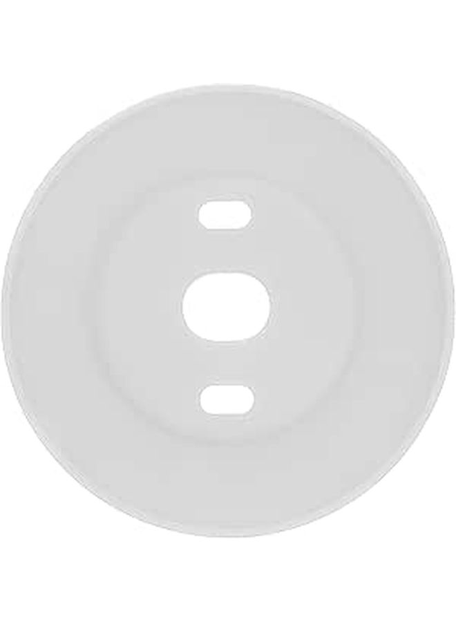 طبق حائط أبيض لمنظم الحرارة Nest سهل التركيب، تصميم أنيق ومتين - Image 1