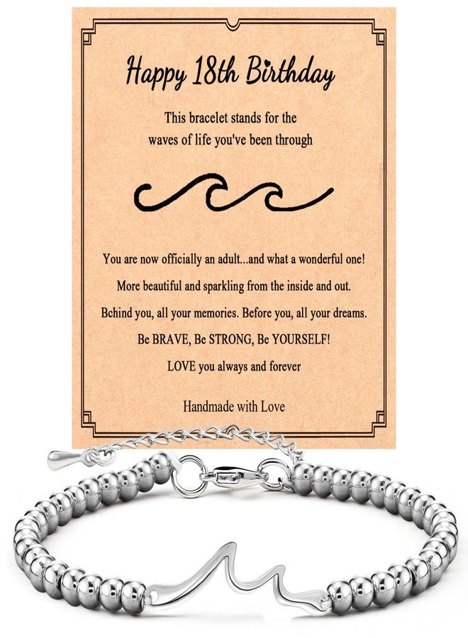 CXLDTE 18th Birthday Gifts for Girls, 18 Year Old Girl Gifts Happy 18th Birthday Decorations Bracelet Gifts for Teens Teenage Teen Girls Daughter Granddaughter - Image 1
