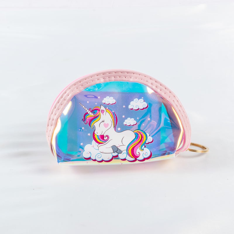 The Black Pearl Accessories Small Silicon Money Purse for Girls - Unicorn - Image 1