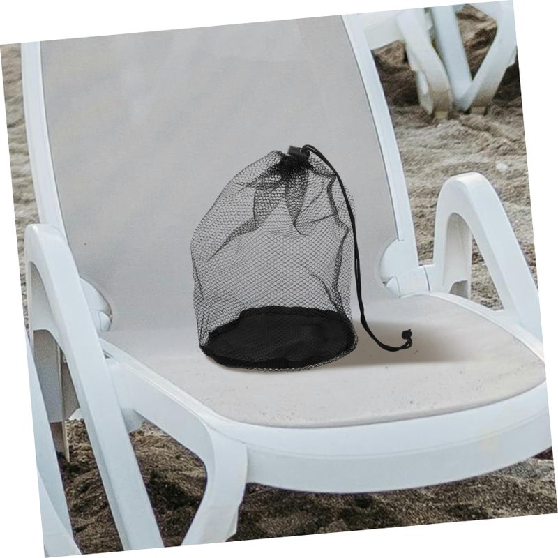 Large Capacity Transparent Mesh Travel Toiletry Bag Portable Washable Organizer For Beach Pool - Image 5