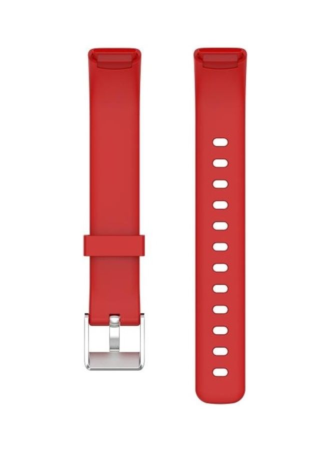 NIBEMINENT Silicone Replacement Strap Watchband For Fitbit Luxe Red - Image 2