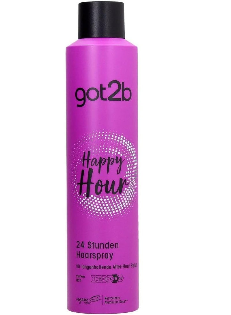 Schwarzkopf Got2B Schwarzkopf Happy 24 hour Hair Spray 300 ML - Image 1