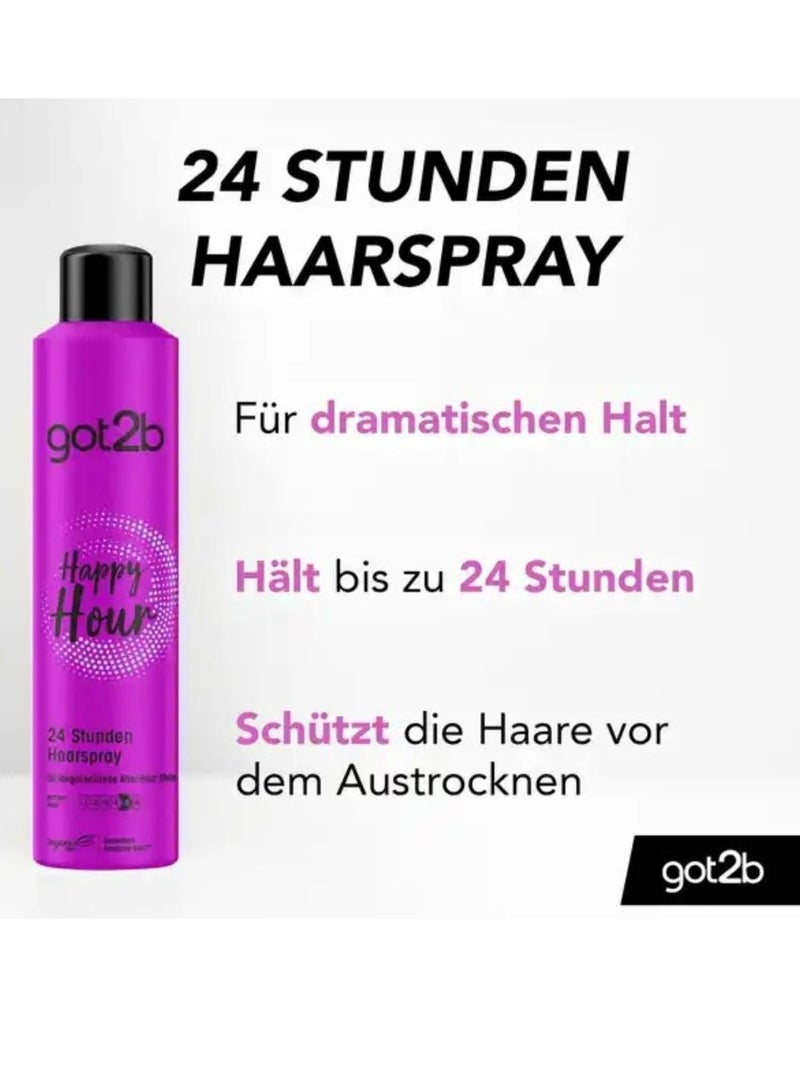 Schwarzkopf Got2B Schwarzkopf Happy 24 hour Hair Spray 300 ML - Image 2