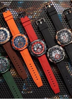 T5 T5 Men's Chronograph Silicone strap Watch  - Image 2