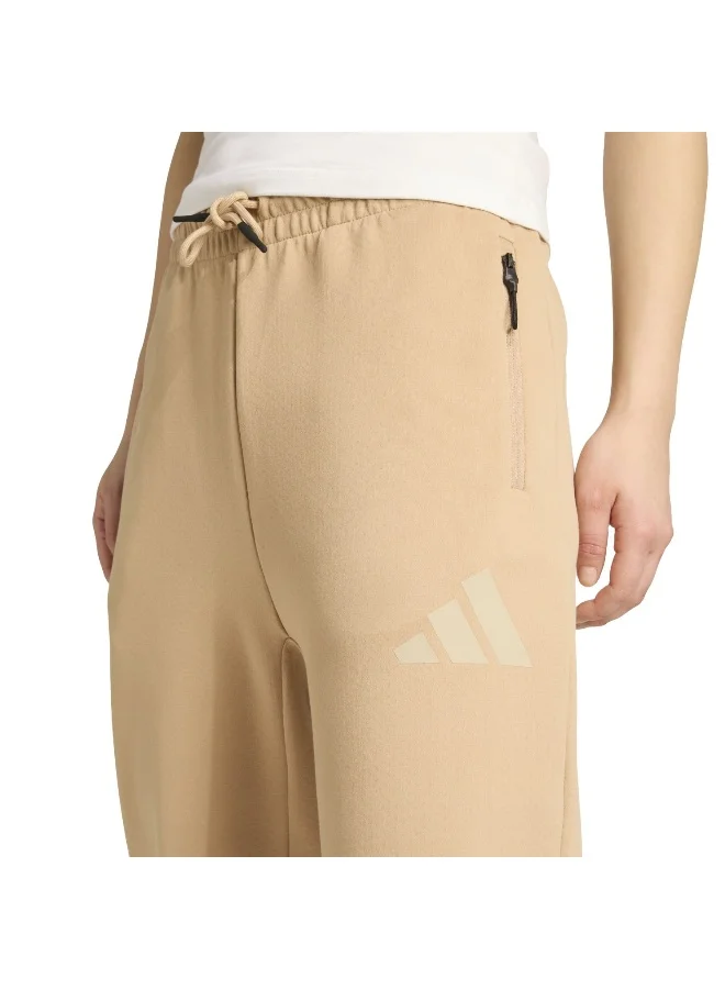 Adidas beige Z.N.E. Tracksuit Bottoms for Women | Best Price UAE