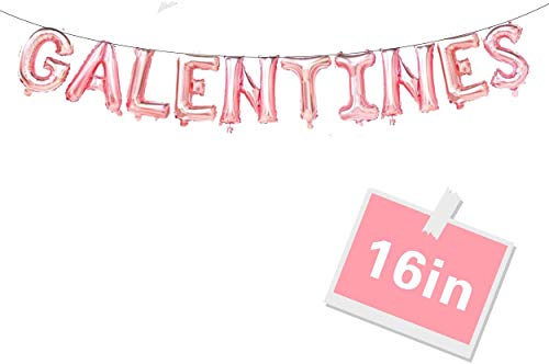 Party Galentines balloons, Valentine's Day Balloon Decorations, Galentine's Day Decor,Valentine's Day Balloon Banner, Valentine's Day Supplies, Galentine's Day Decorations - Image 1