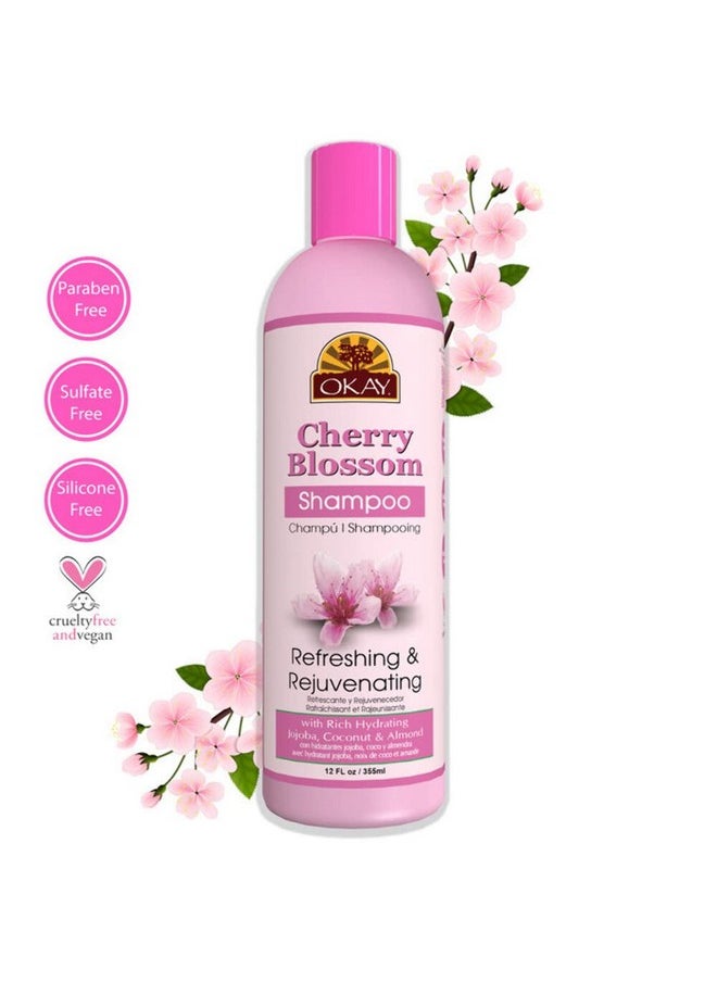 OKAY Cherry Blossom Shampoo 12Oz / 355Ml  - Image 5