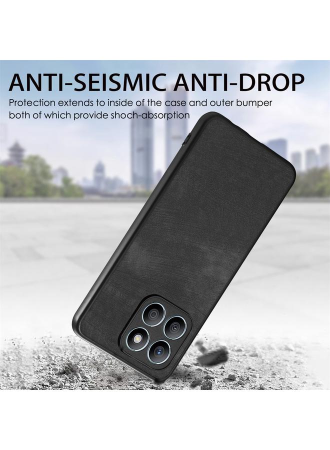 S-TOP Case For Honor X9b Vintage Leather PC Back Cover Phone Case - Image 3