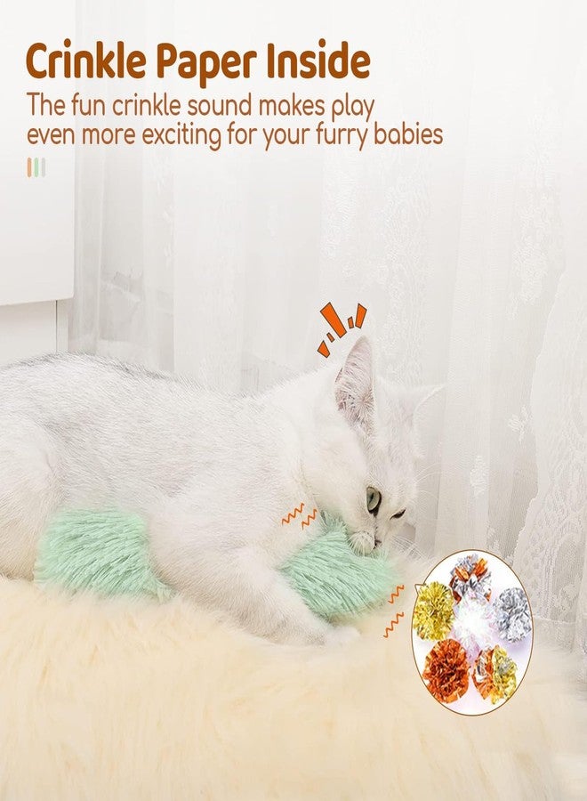 Massmot 3PCS Plush Catnip Cat Kicker Toys, Interactive Catnip Filled Kicker Pillow Toy for Indoor Cats & Kittens, Soft Chew Toys for Play, Exercise & Teeth Cleaning - Image 5