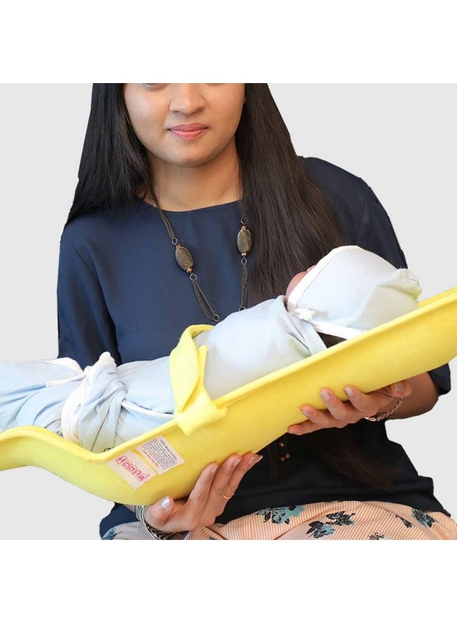Hoopa Infant Carrier, Sunshine Yellow | Feeding Pillow | Baby Carrier | Infant Carrier | Reclined Carrier - Image 2