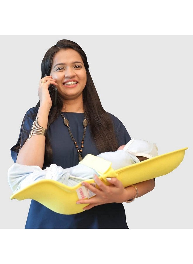 Hoopa Infant Carrier, Sunshine Yellow | Feeding Pillow | Baby Carrier | Infant Carrier | Reclined Carrier - Image 3