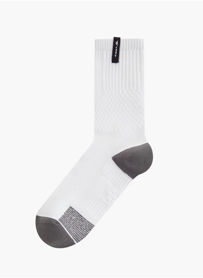 كابا Textured Non Terry Crew Length Socks - Set of 3