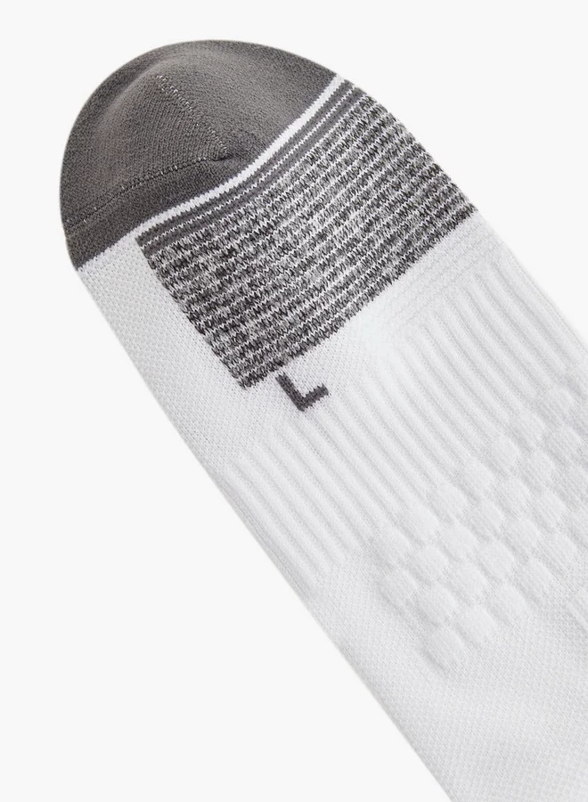 Kappa Textured Non Terry Crew Length Socks - Set of 3