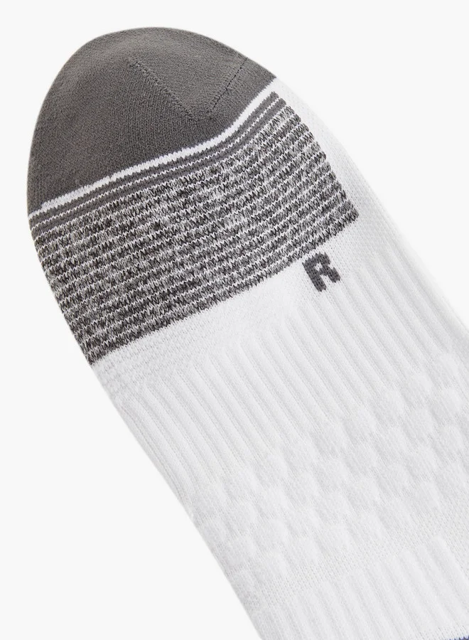 Kappa Textured Non Terry Crew Length Socks - Set of 3