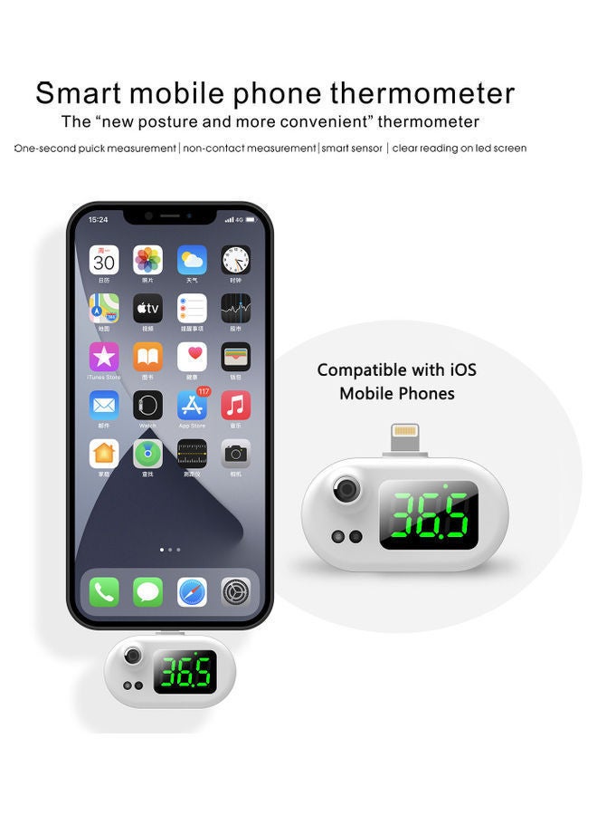 NIBEMINENT Non-Contact Infrared Type-C Port Mobile Phone Thermometer - Image 2