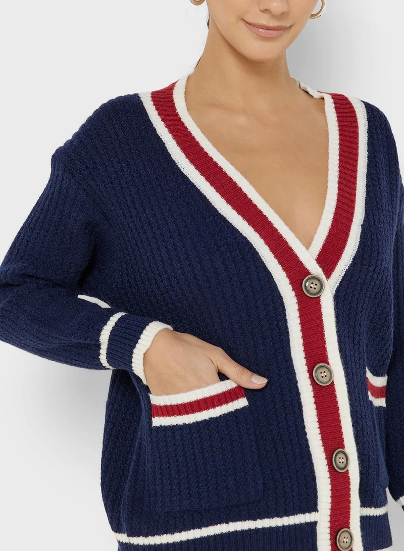 Ginger Colorblocked Cardigan