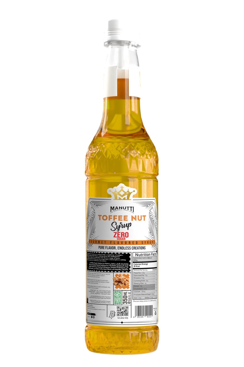 Toffee nut ZERO SUGAR Syrup 350ml