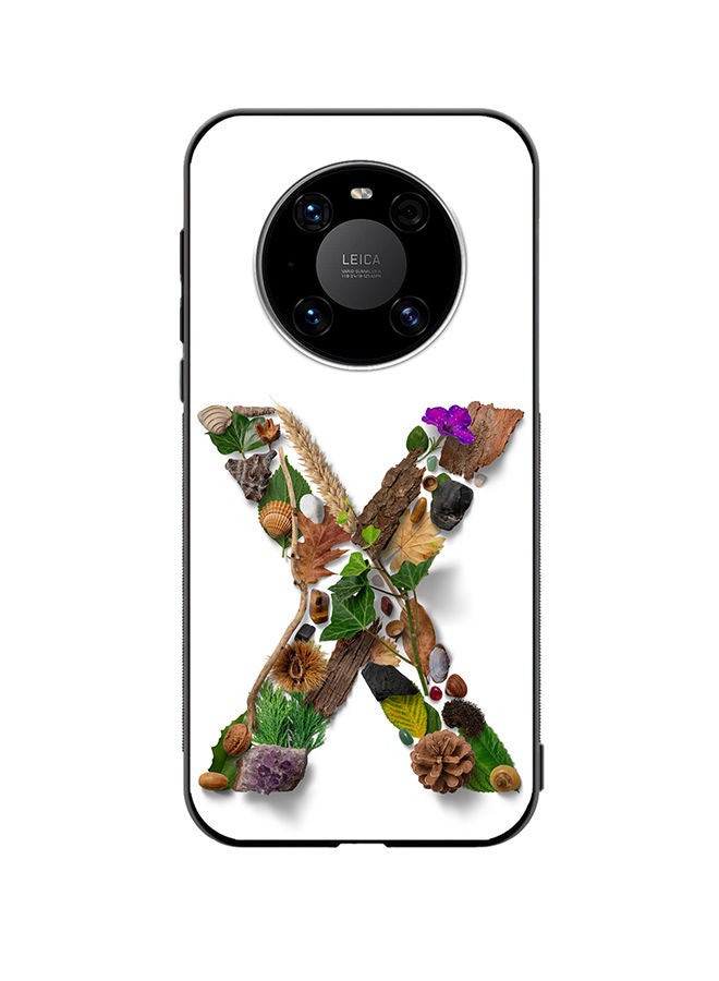 VR CREATIVE Protective Case Cover For Huawei Mate 40 Alphabet X Design Multicolour - Image 1