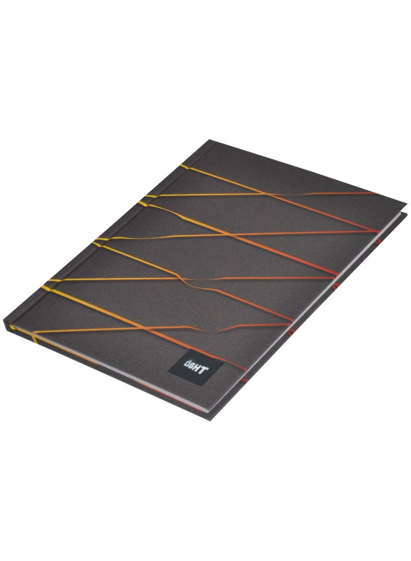 FIS LIGHT Pack of 5  Hard Cover Notebook Single Line, 9X7 Inches (22.86 X 20.32 CM), 100 Sheets -LINB971508 - Image 4