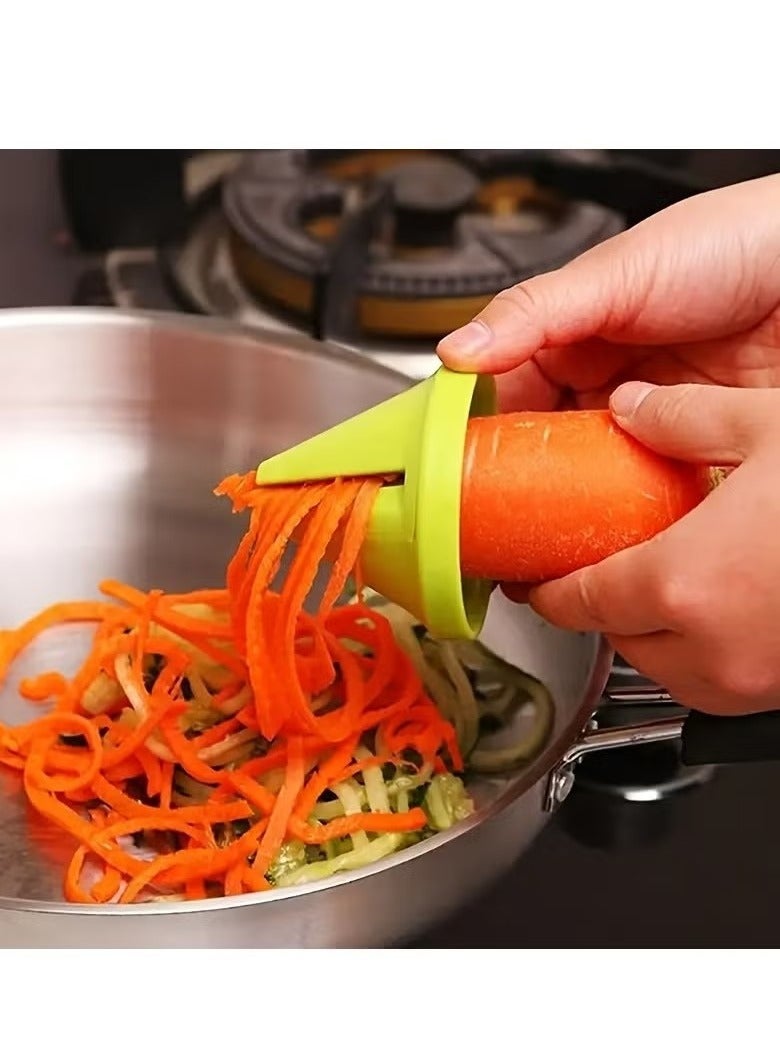 1pc Creative Multifunction Cone Shape Vegetable Cutter Upgrading Your Kitchen, Food Service Tools And Cutlery  - Image 5